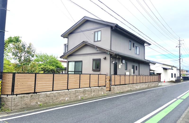 三重県津市 K様邸 YKKap シンプレオフェンスYS3型 目隠しフェンス 外構 