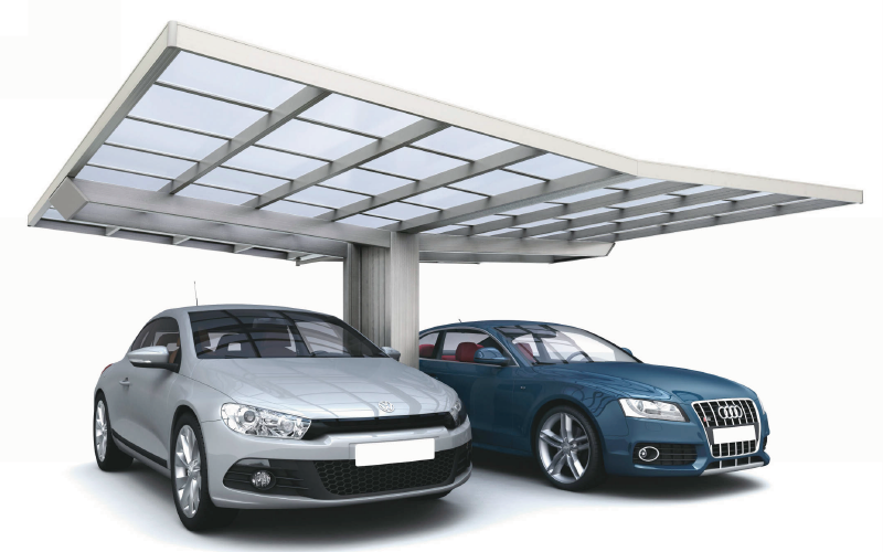 カーポート 四国化成 ライトポート Y合掌 高延高 間口27+30 奥行57 間口5769mm×奥行5768mm×高さ3271mm ポリカーボネート板仕様 LTPK-B2757SC+LTPK カーポート 四国化成 ライトポート Y合掌 高延高 間口27+30 奥行